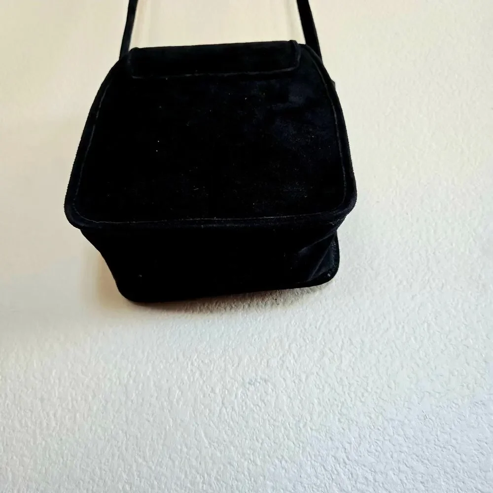 Vintage EL VAQUERO ITALY Leather and Suede hand painted crossbody or belt bag